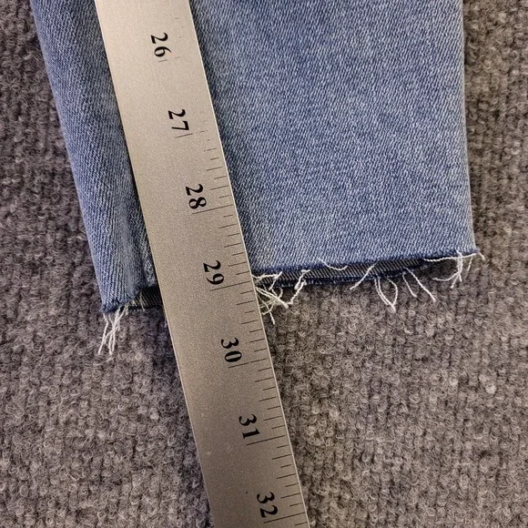 NWT G Star Raw Lhana Skinny Ankle 28x29 Aged Indigo Mid Rise Stretch Raw Hem - Picture 6 of 16